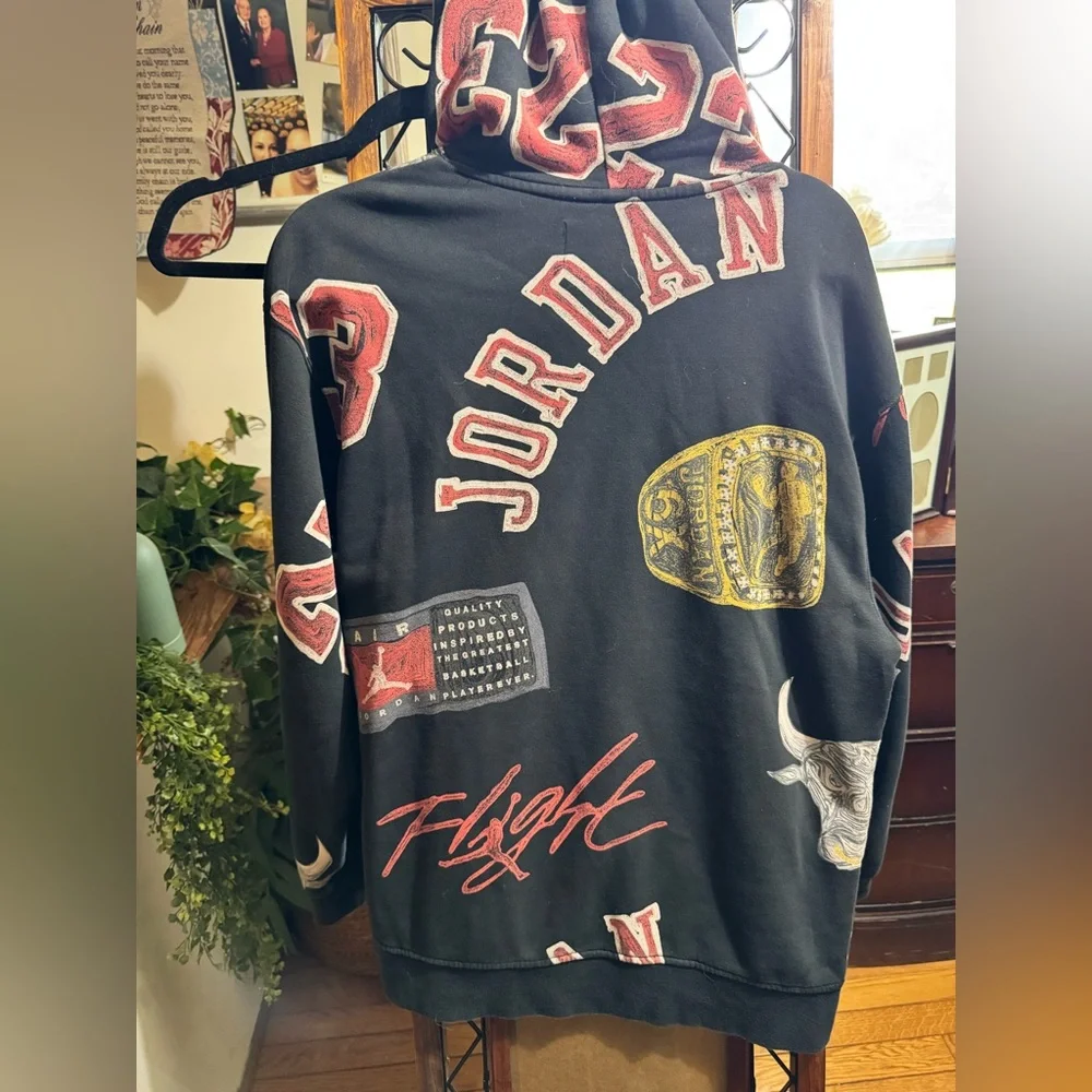 Nike Air Jordan Brooklyn Fleece All-Over Print Championship Hoodie